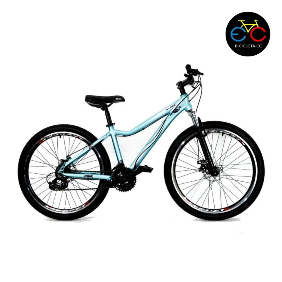 BICICLETA ARO 26 HAWK W-PRO 2.0 SHIMANO 21 VELOCIDADES PARA MUJER